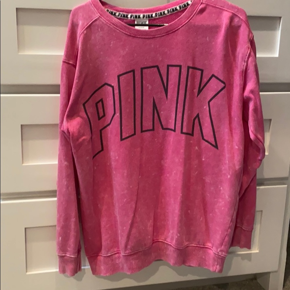 Pink Victoria Secret sweatshirt